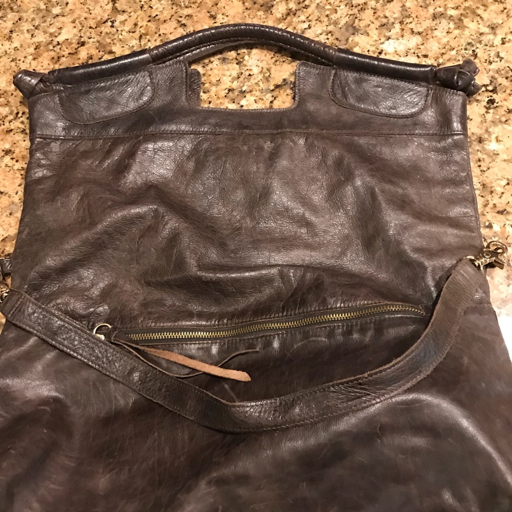 Foley + Corinna Brown Leather Multi-Use Bag